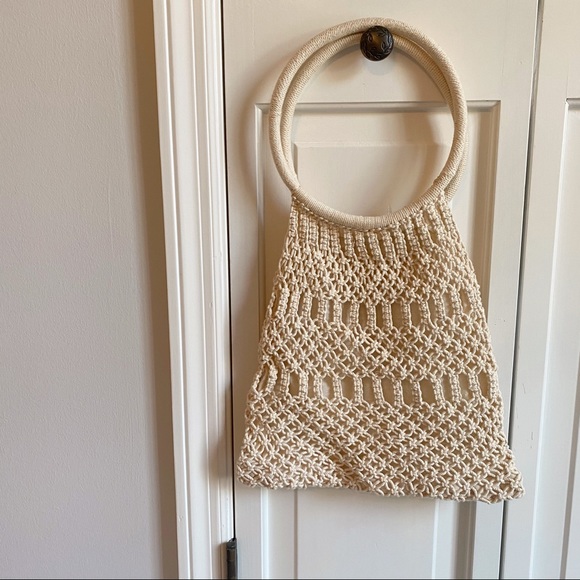 Handbags - macrame mini handbag